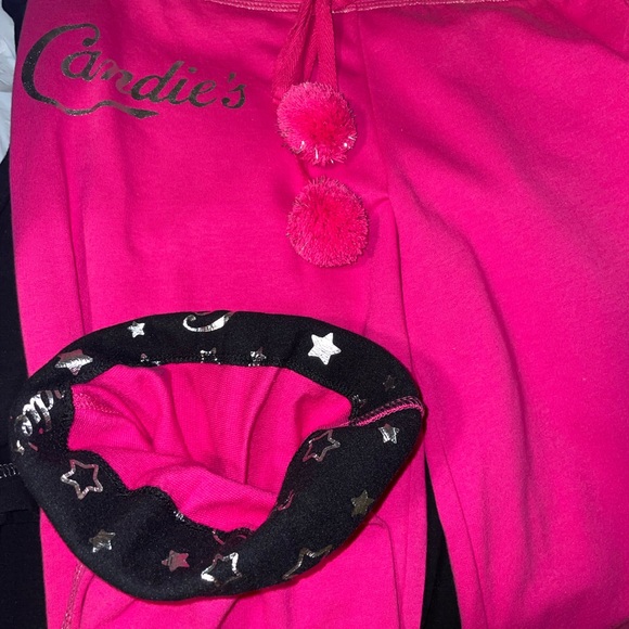 💕NWT Candie's Black and Pink Womens Pajamas - Picture 7 of 7